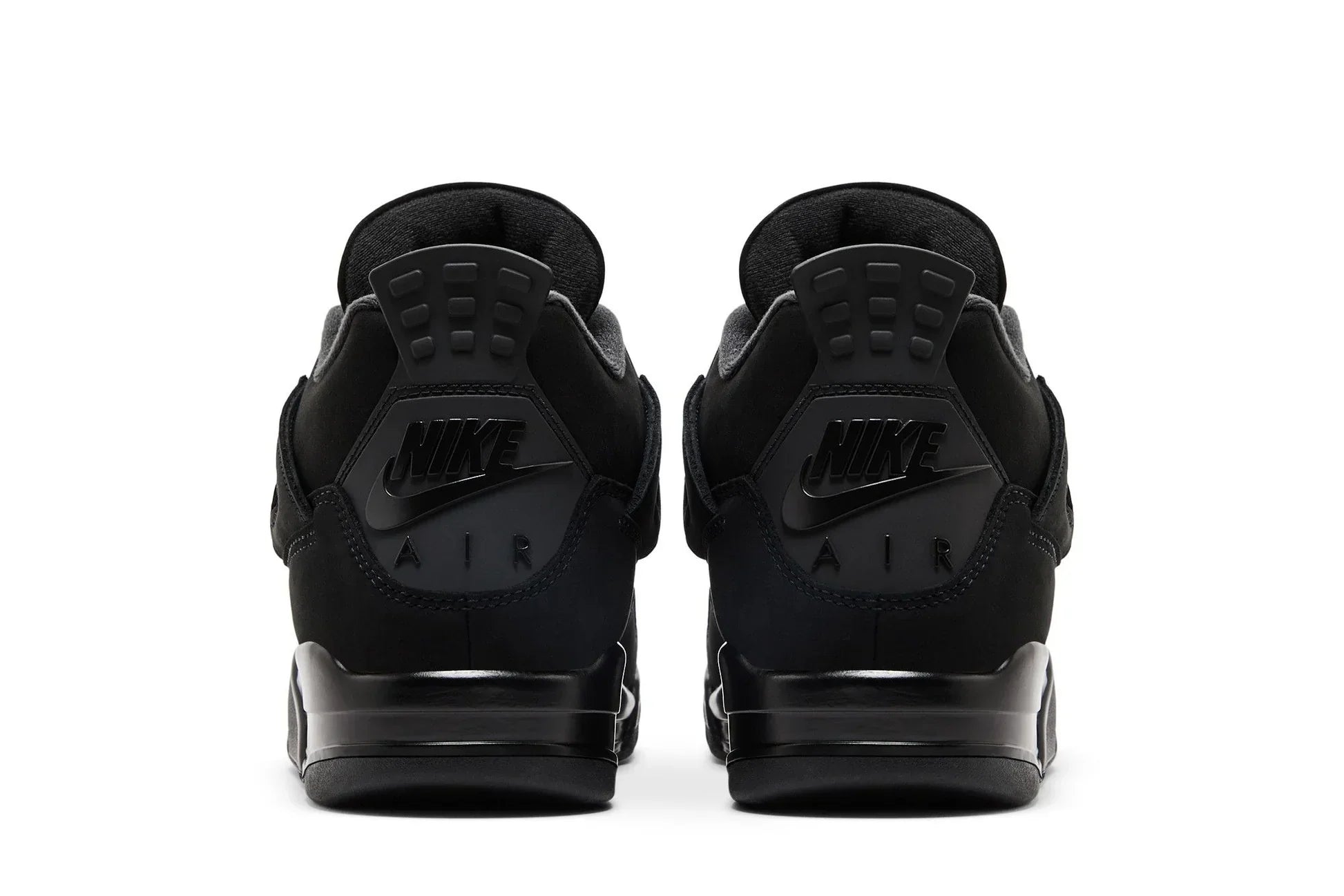 Tênis Air Jordan 4 Retro Black Cat Preto detalhe do solado