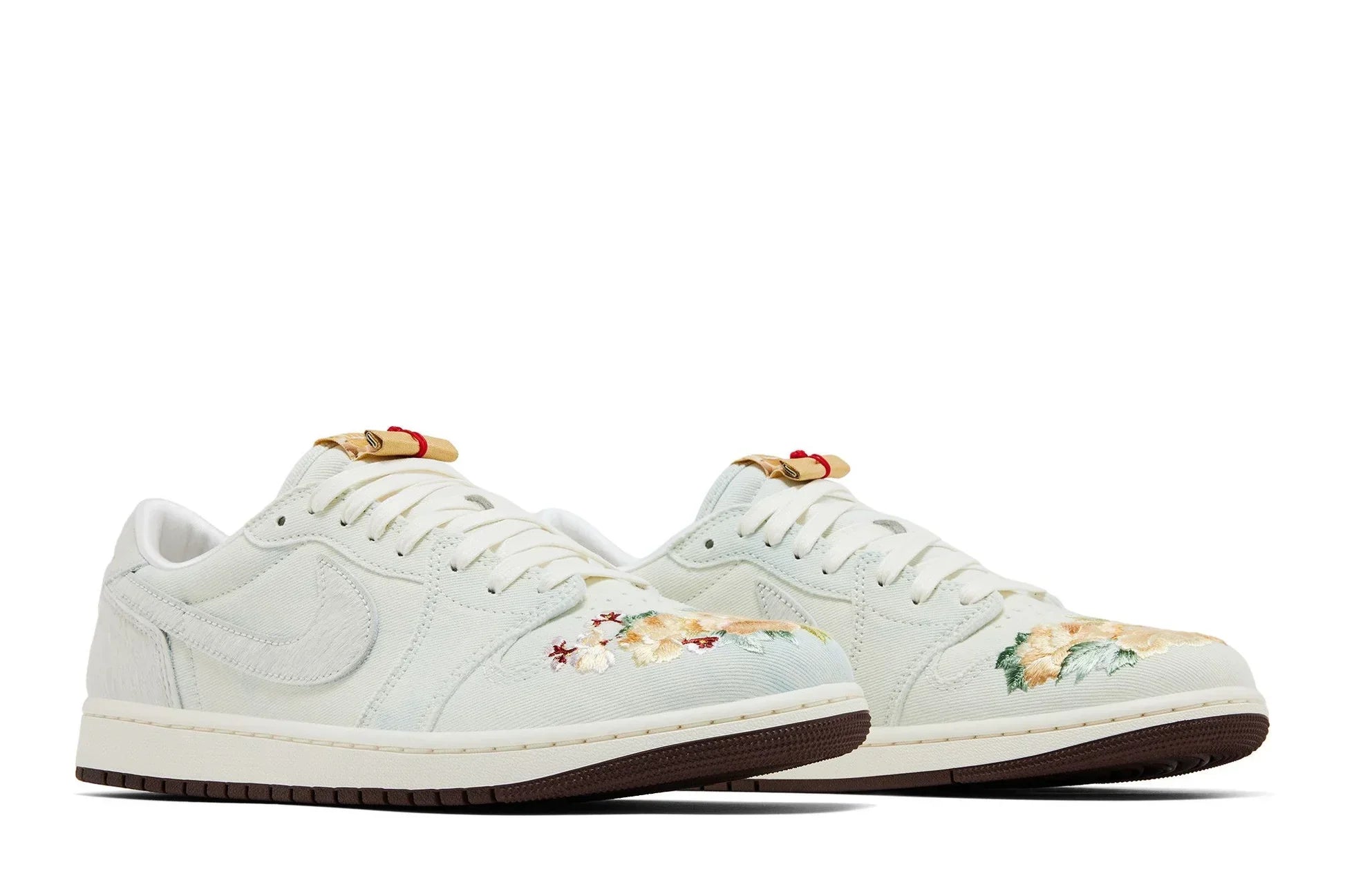 Tênis Air Jordan 1 Low OG Chinese New Year 2026 Cinza vista superior
