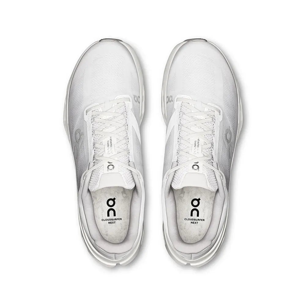 Tênis On Running Cloudsurfer Next White detalhe do solado