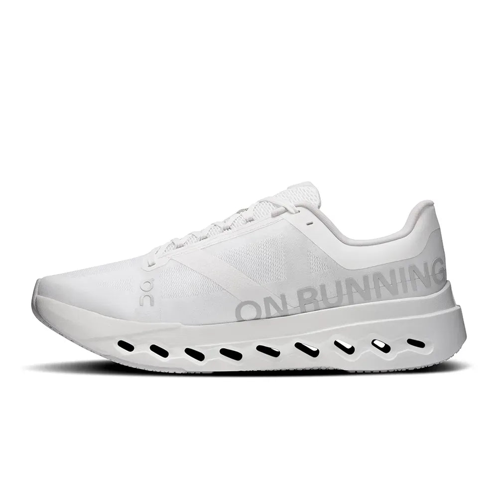 Tênis On Running Cloudsurfer Next White detalhe lateral