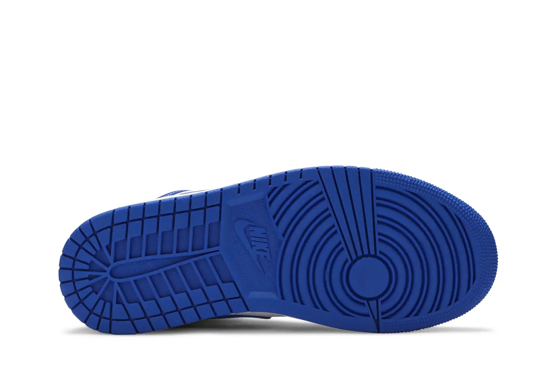Tênis Nike Air Jordan 1 Mid Kentucky Blue Azul detalhe do material