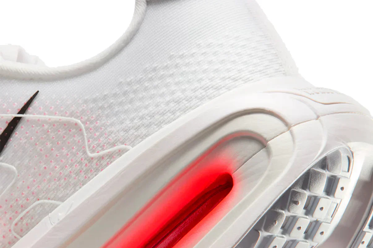 Tênis Nike Vomero Premium White Bright Crimson Branco detalhe interno