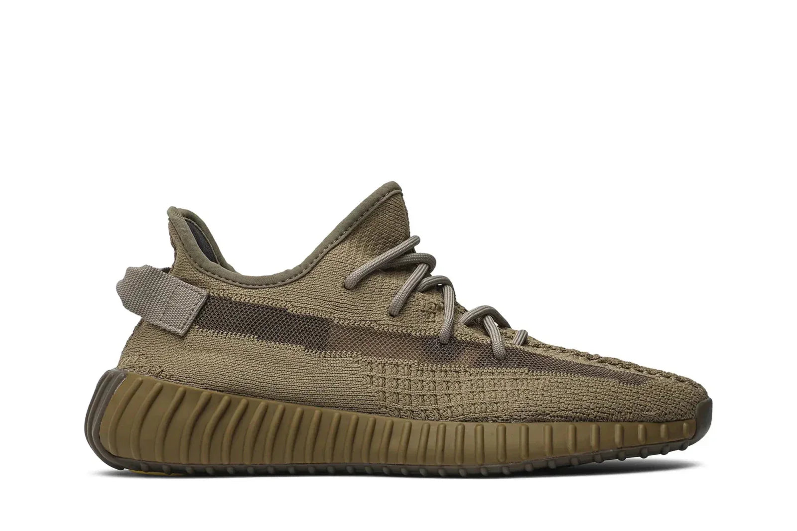 Tênis Adidas Yeezy Boost 350 V2 Earth Marrom vista lateral