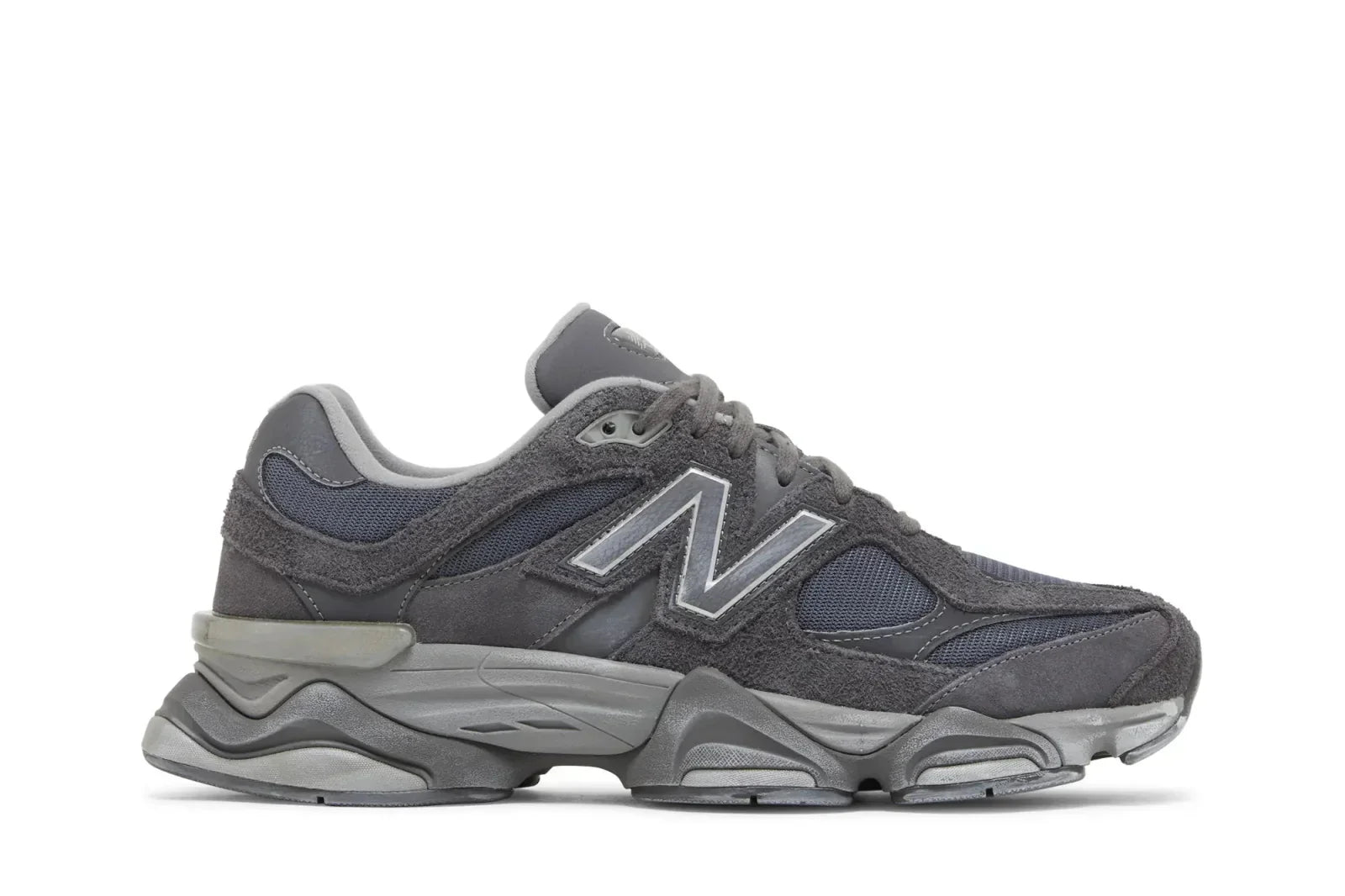 Tênis New Balance 9060 Magnet Cinza vista lateral