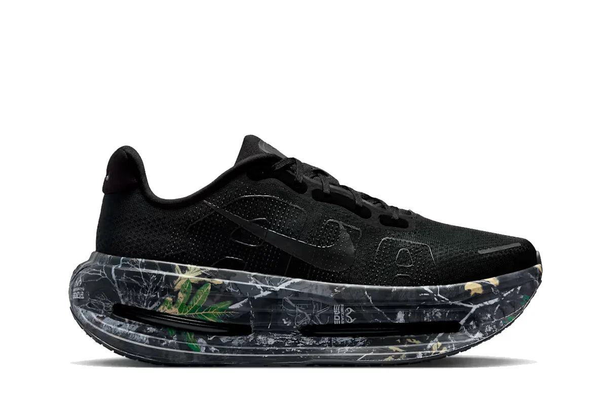 Tênis Nike Vomero Premium Realtree Camo Black Preto vista lateral