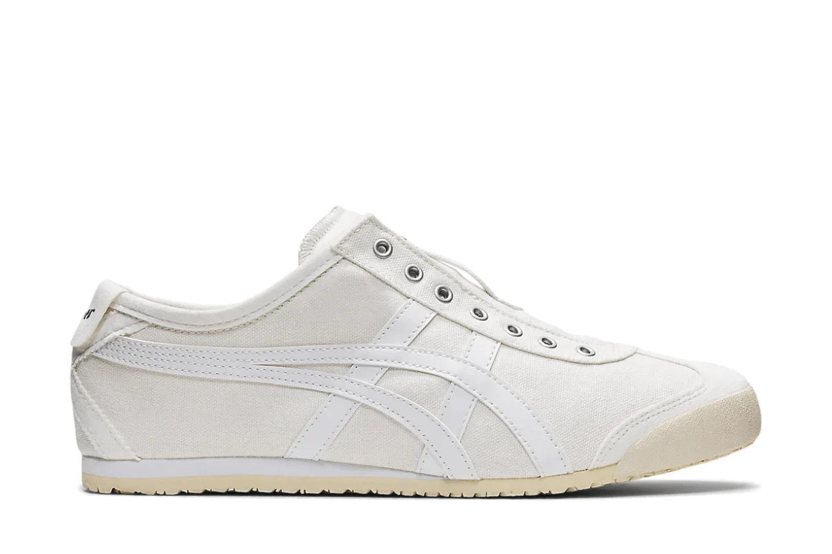 Tênis Onitsuka Tiger Mexico 66 Slip-On White Branco vista lateral