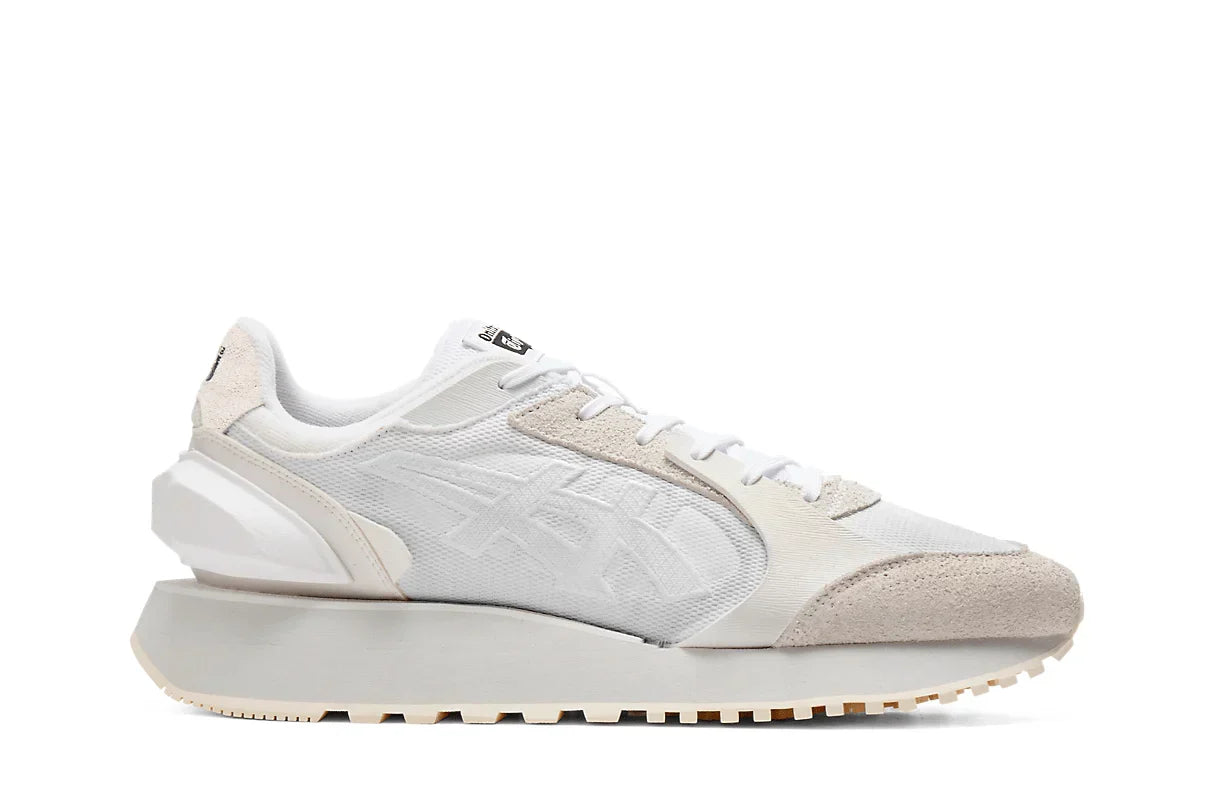 Tênis Onitsuka Tiger Moage White/White Branco vista lateral