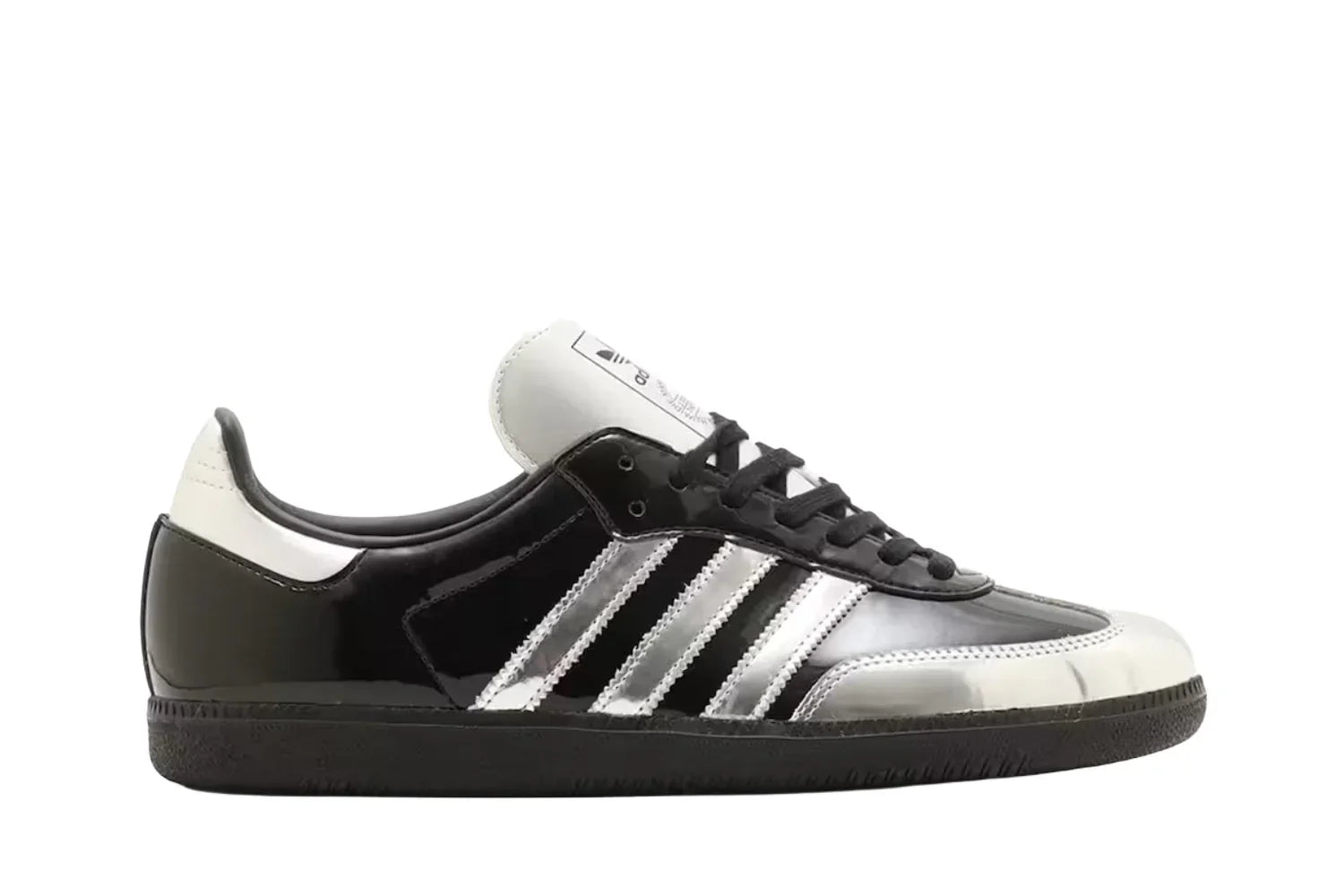 Tênis Adidas Samba x Atmos Tuxedo Preto vista lateral