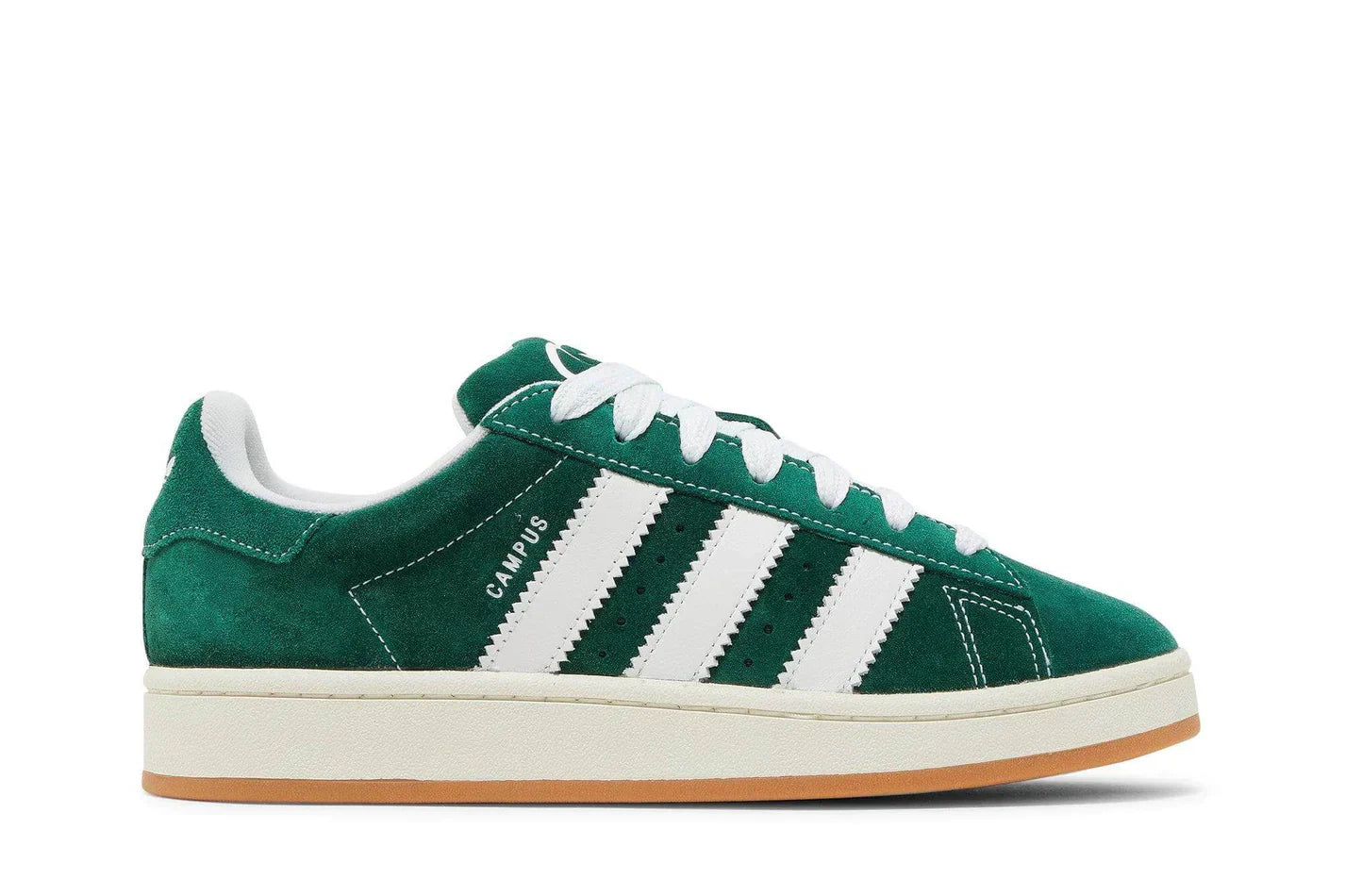 Tênis Adidas Campus 00s Dark Green Verde vista lateral