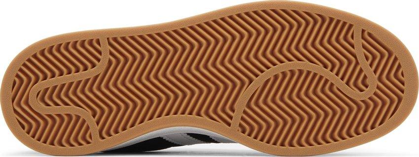 Tênis Adidas Campus 00s Black White Gum Preto vista traseira