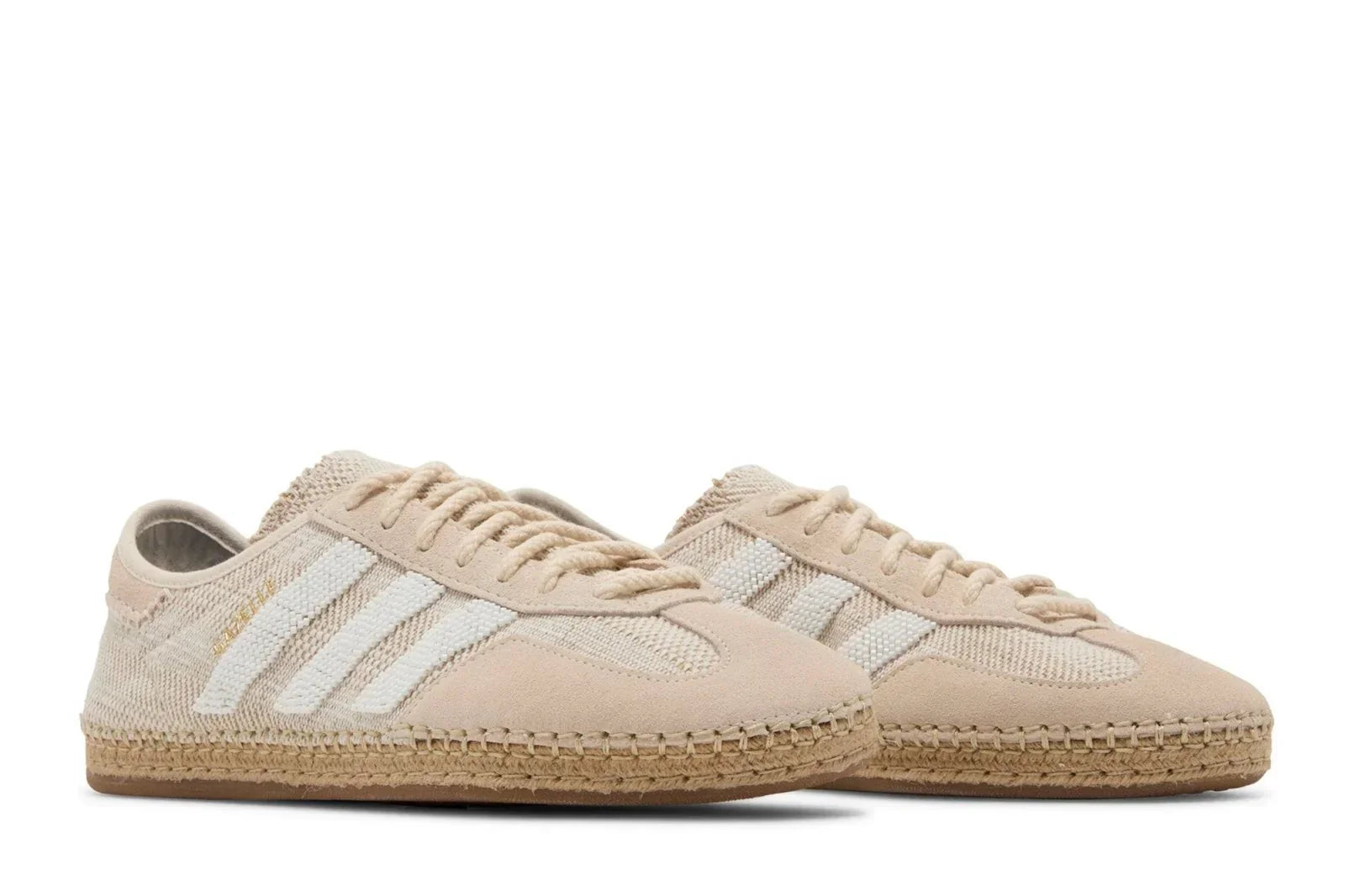 Tênis Adidas Gazelle x Clot By Edison Chen Halo Ivory Bege detalhe do solado