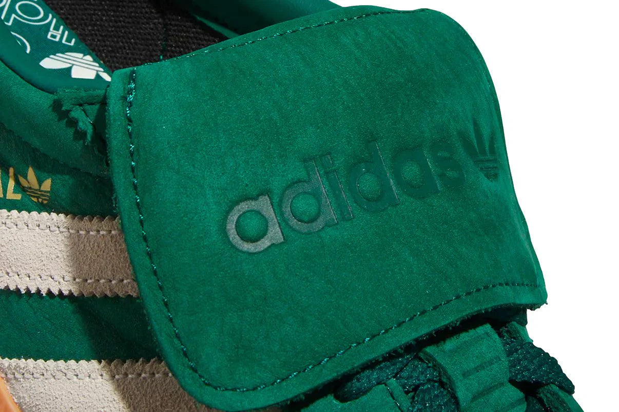 Tênis Adidas Handball Spezial LT Collegiate Green Cream White Verde detalhe interno