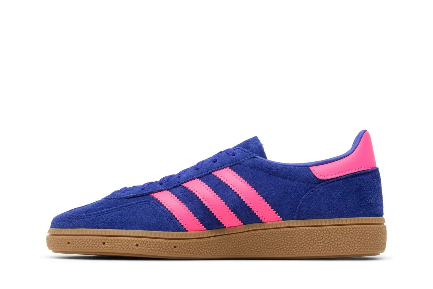 Tênis Adidas Handball Spezial Lucid Blue Pink Azul detalhe do solado