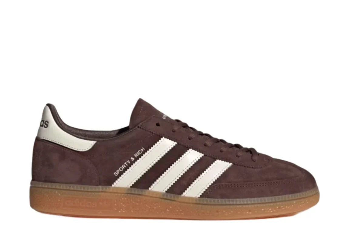 Tênis Adidas Handball Spezial Sporty & Rich Brown Marrom vista lateral