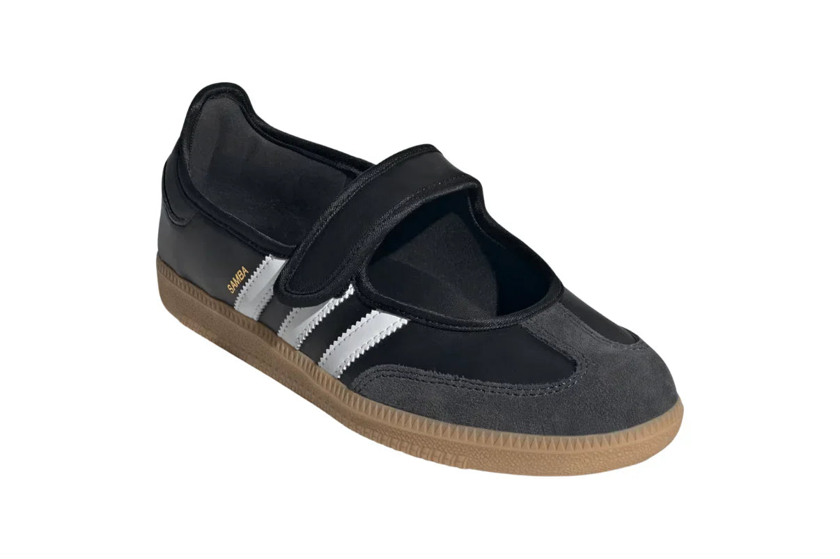 Tênis Adidas Samba Jane Black White Gum Preto vista superior