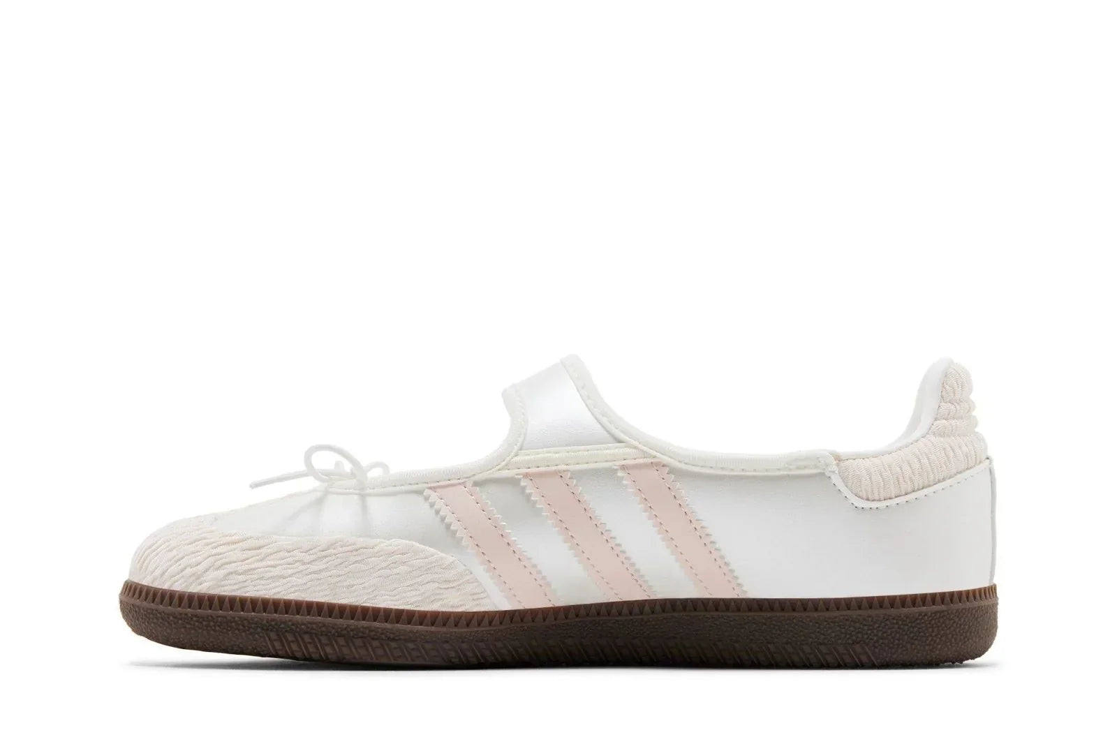 Tênis Adidas Samba Jane Chalk White Wonder Quartz Branco vista traseira