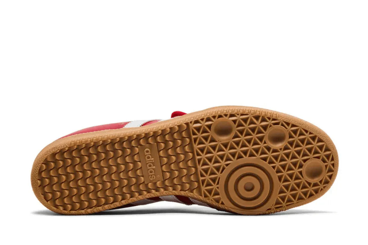 Tênis Adidas Samba Jane Scarlet Gum Vermelho detalhe lateral