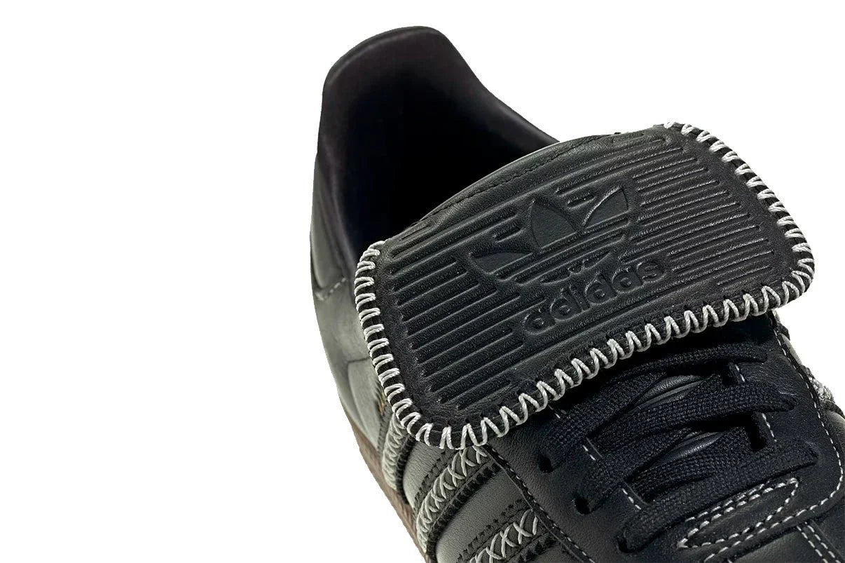 Tênis Adidas Samba LT Core Black / Off White / Gum Preto detalhe interno