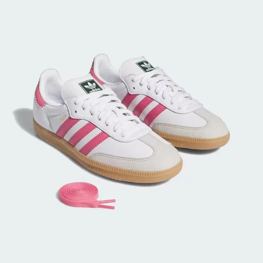 Tênis Adidas Samba Og Cloud White Rose Tone Branco vista superior