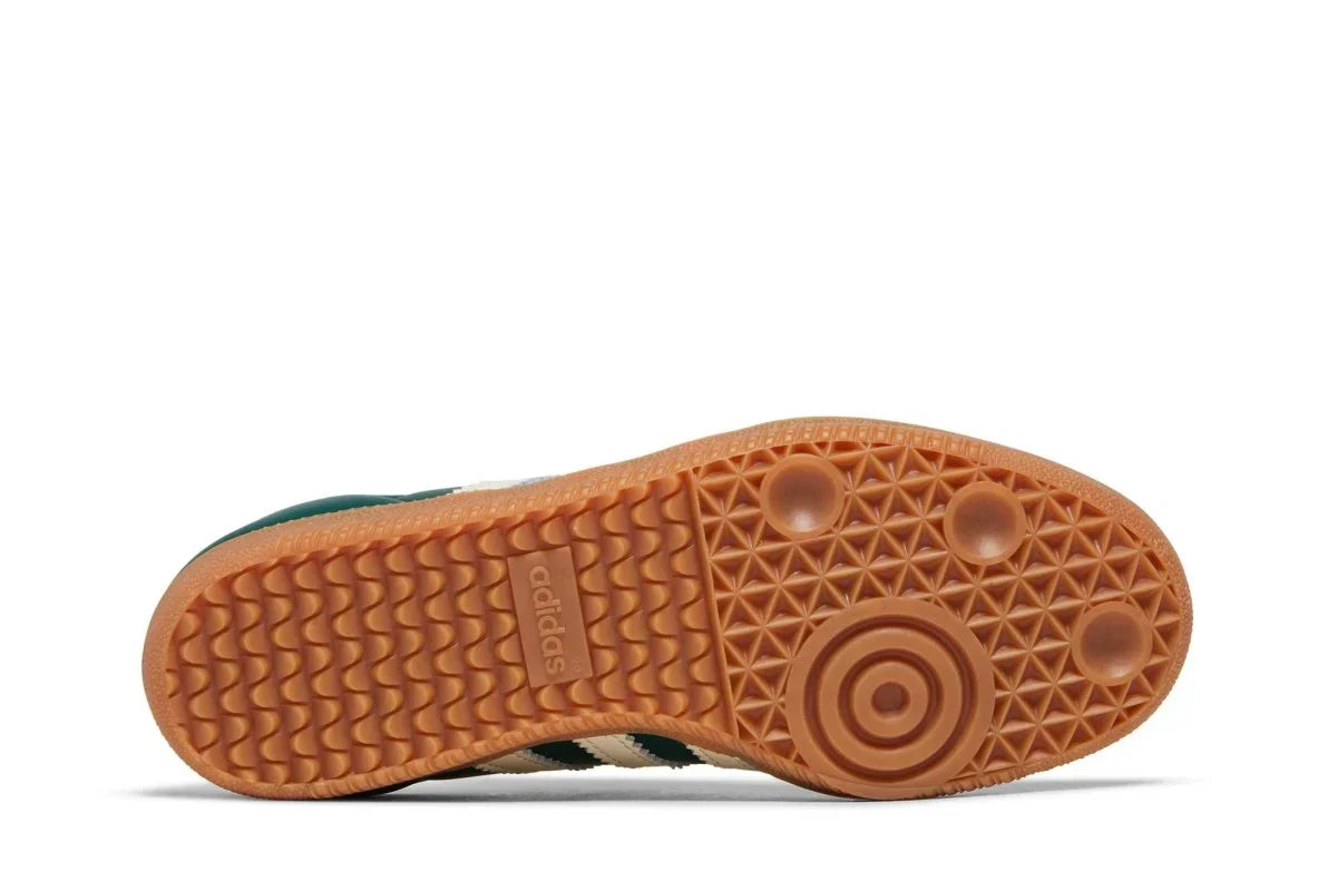Tênis Adidas Samba Og Collegiate Green Gum Verde detalhe do solado