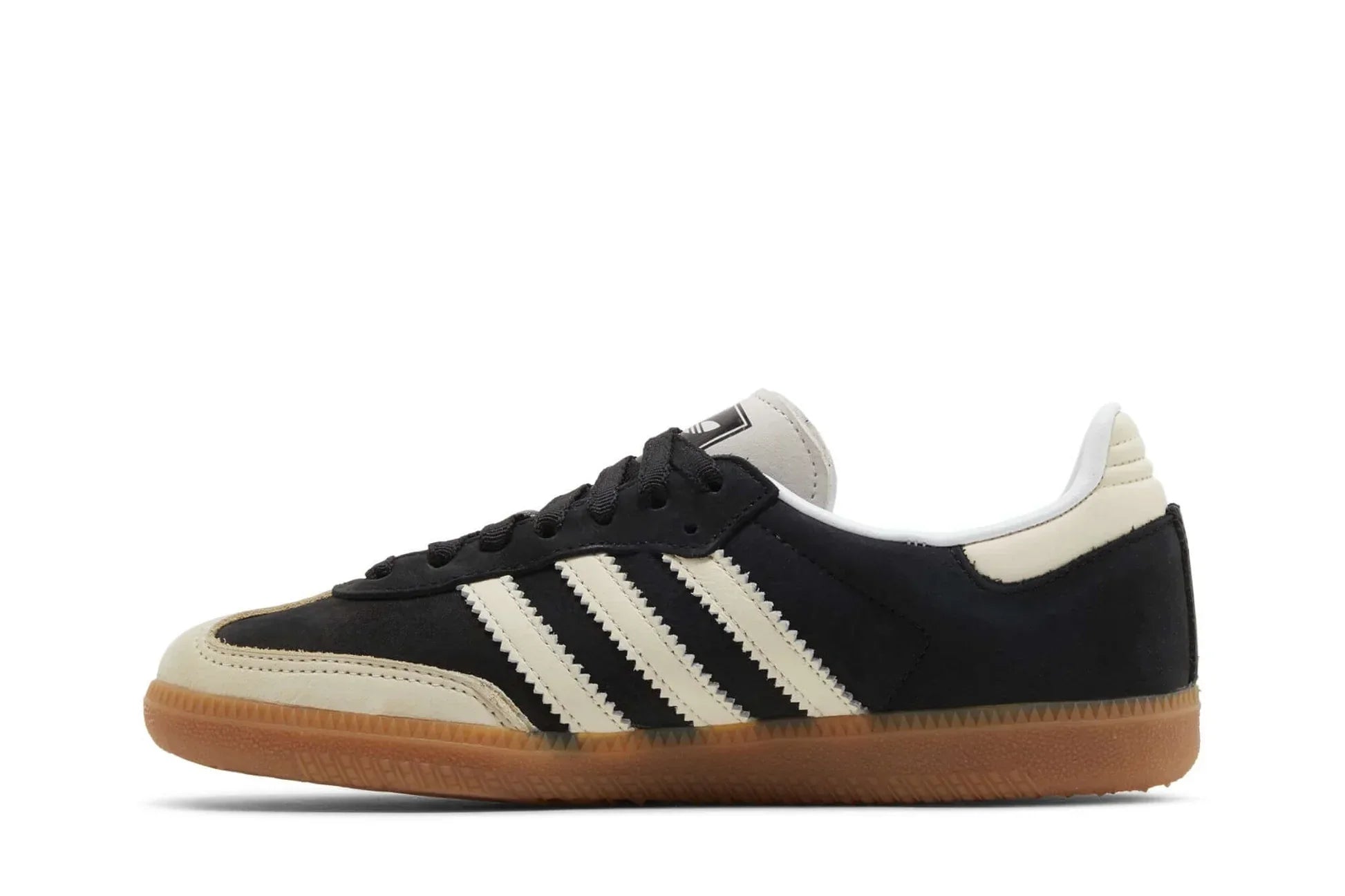 Tênis Adidas Samba OG Core Black Wonder White Preto vista traseira