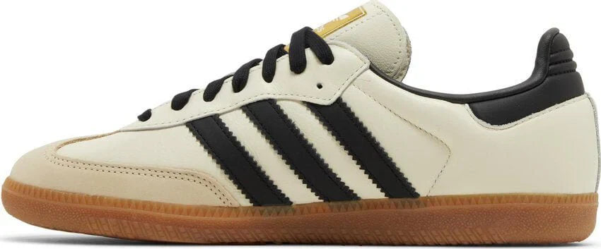 Tênis Adidas Samba OG Cream White Core Black vista traseira