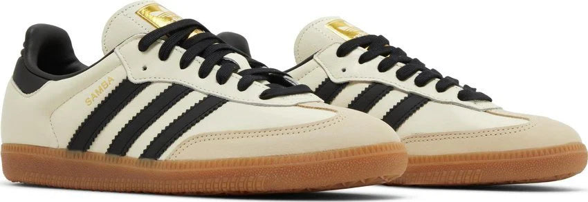 Tênis Adidas Samba OG Cream White Core Black vista superior