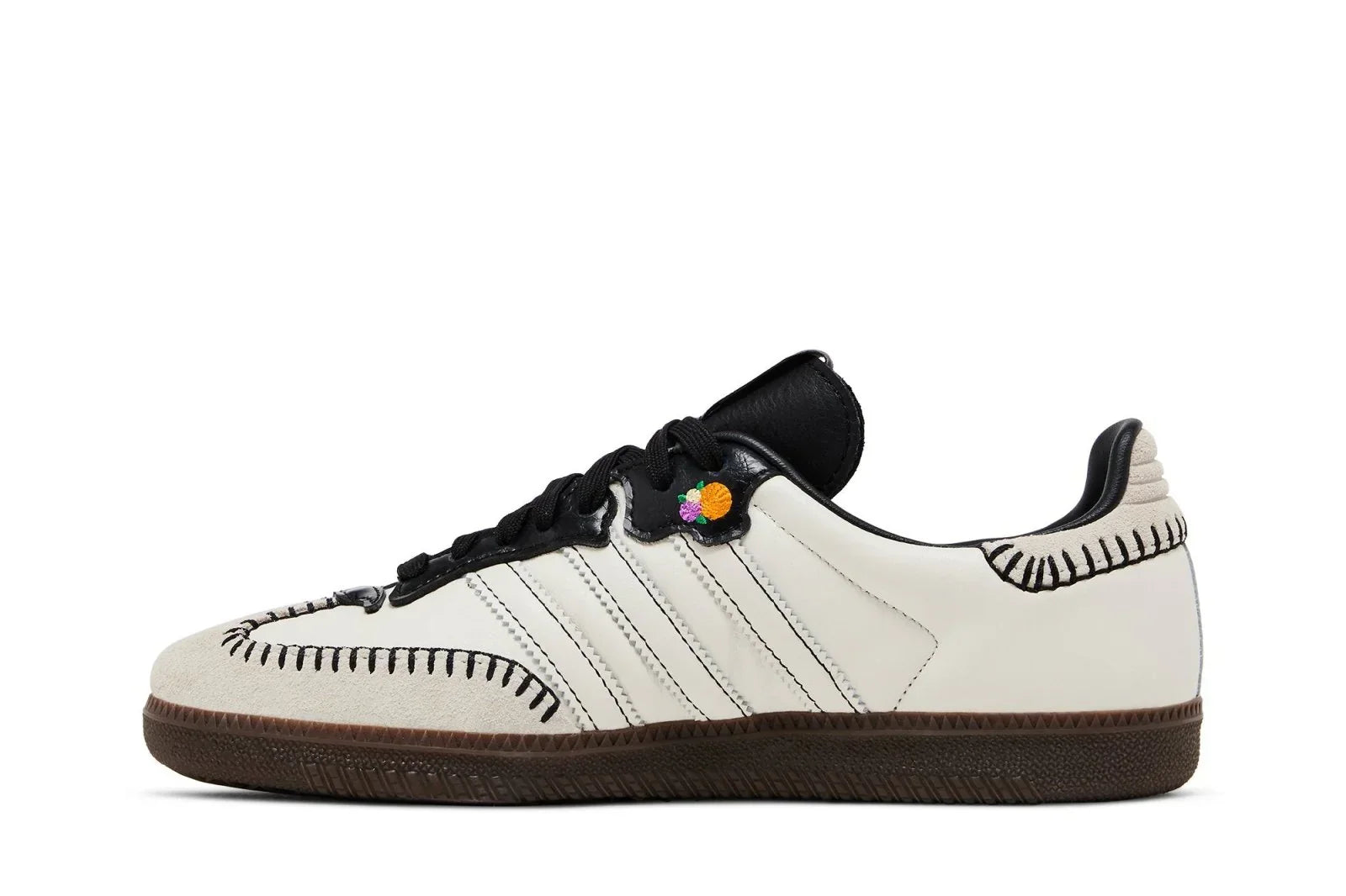 Tênis Adidas Samba Og Dia de Muertos Pack Off White Branco vista traseira