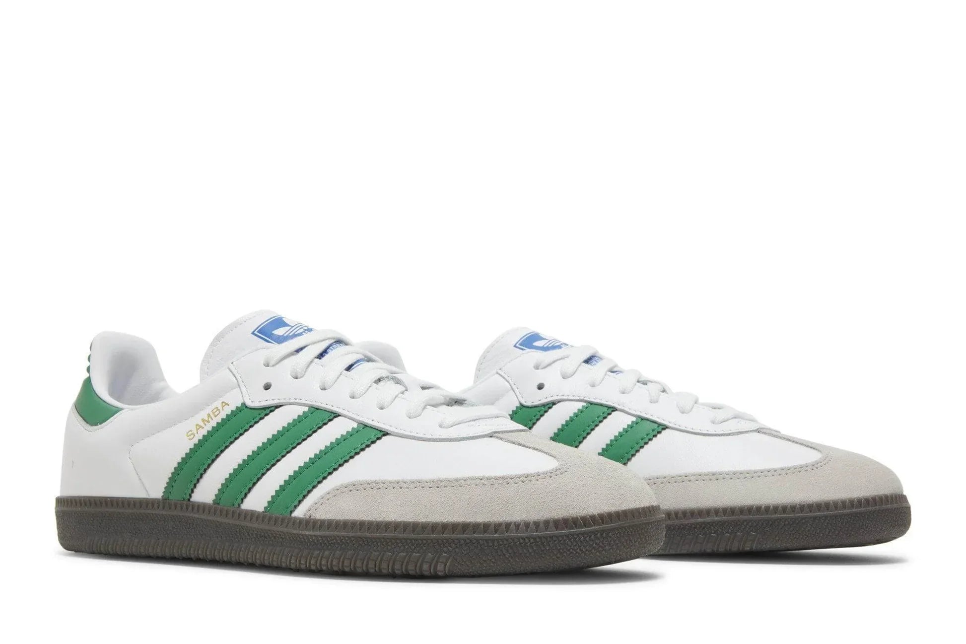 Tênis Adidas Samba OG Green Branco vista superior