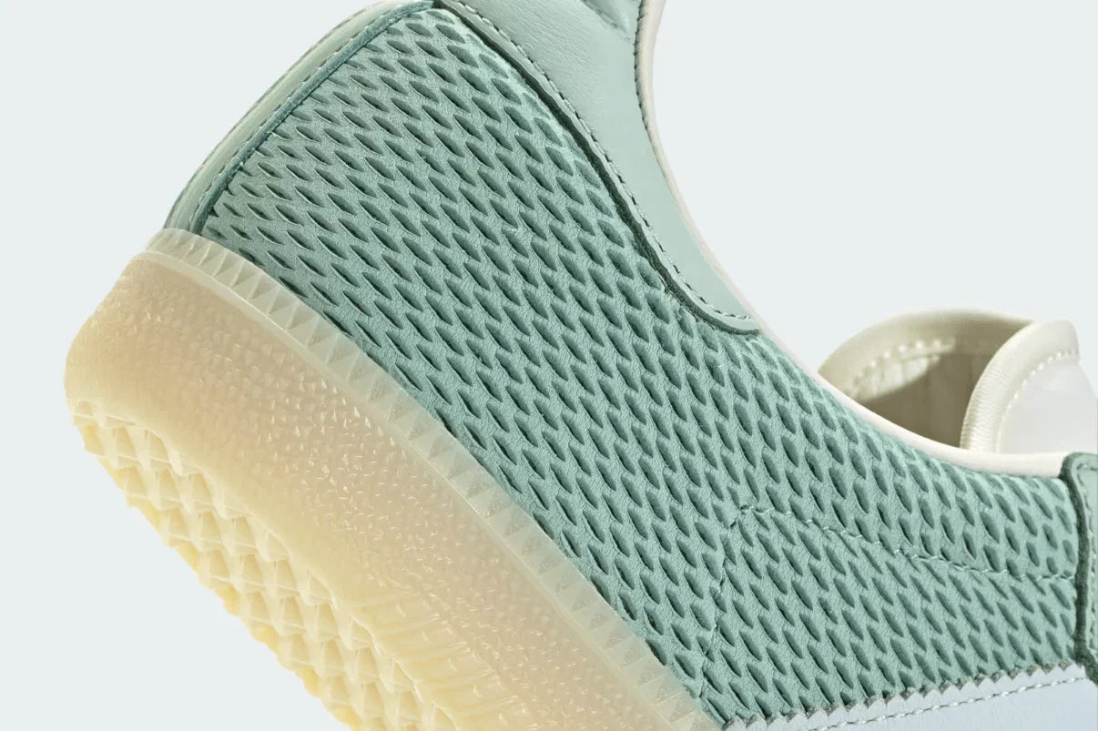 Tênis Adidas Samba OG Hazy Green Sky Tint Verde detalhe interno