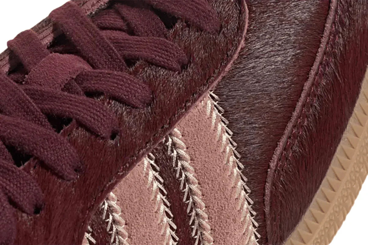 Tênis Adidas Samba Og Marron Sand Strata Pony Bordo vista traseira