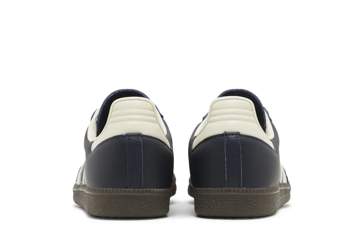 Tênis Adidas Samba Og Night Navy Gum Azul Marinho detalhe do solado