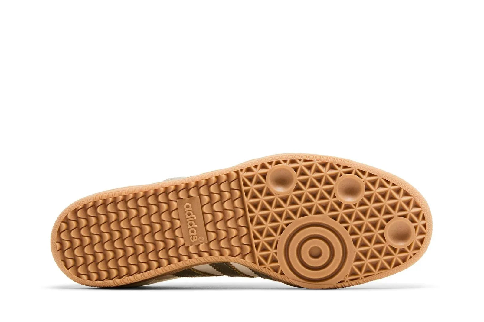 Tênis Adidas Samba Og Off White Cyber Metallic Branco detalhe do material