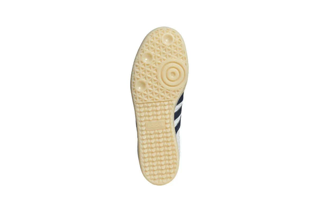 Tênis Adidas Samba OG White Night Indigo Branco vista traseira