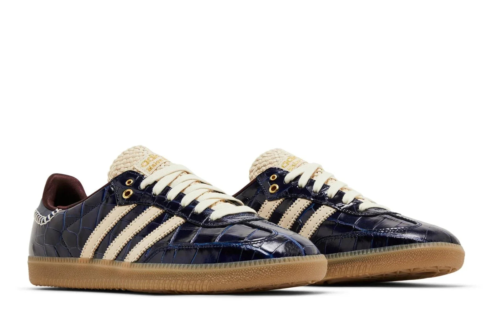 Tênis Adidas Samba x Wales Bonner Collegiate Navy Wonder White Azul Marinho vista superior