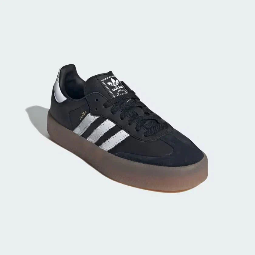 Tênis Adidas Sambae Core Black Metallic Gold Preto vista traseira
