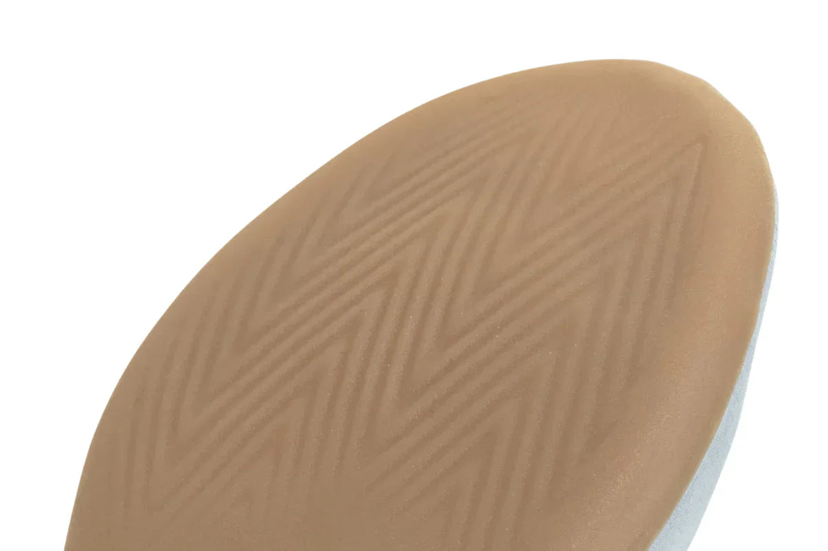 Tênis Adidas Taekwondo Mei Ballet Clear Sky Gum Azul detalhe frontal