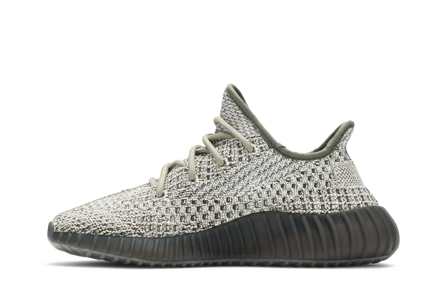 Tênis Adidas Yeezy Boost 350 V2 Ash Stone Cinza detalhe lateral
