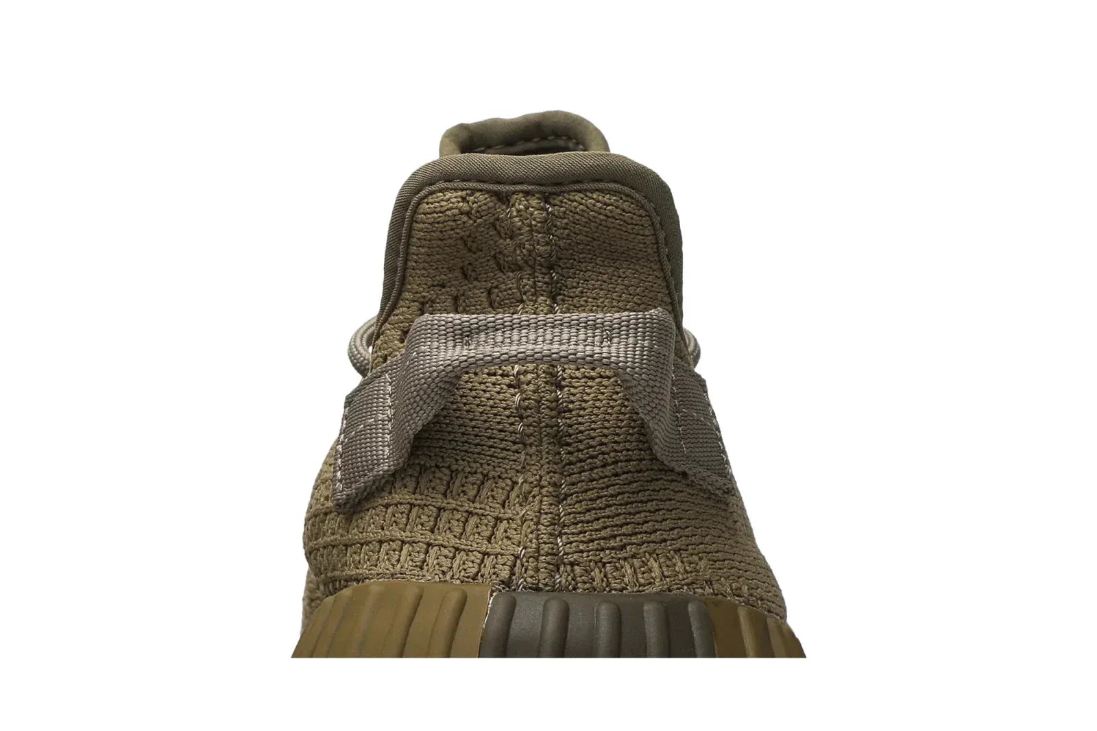 Tênis Adidas Yeezy Boost 350 V2 Earth Marrom detalhe do material