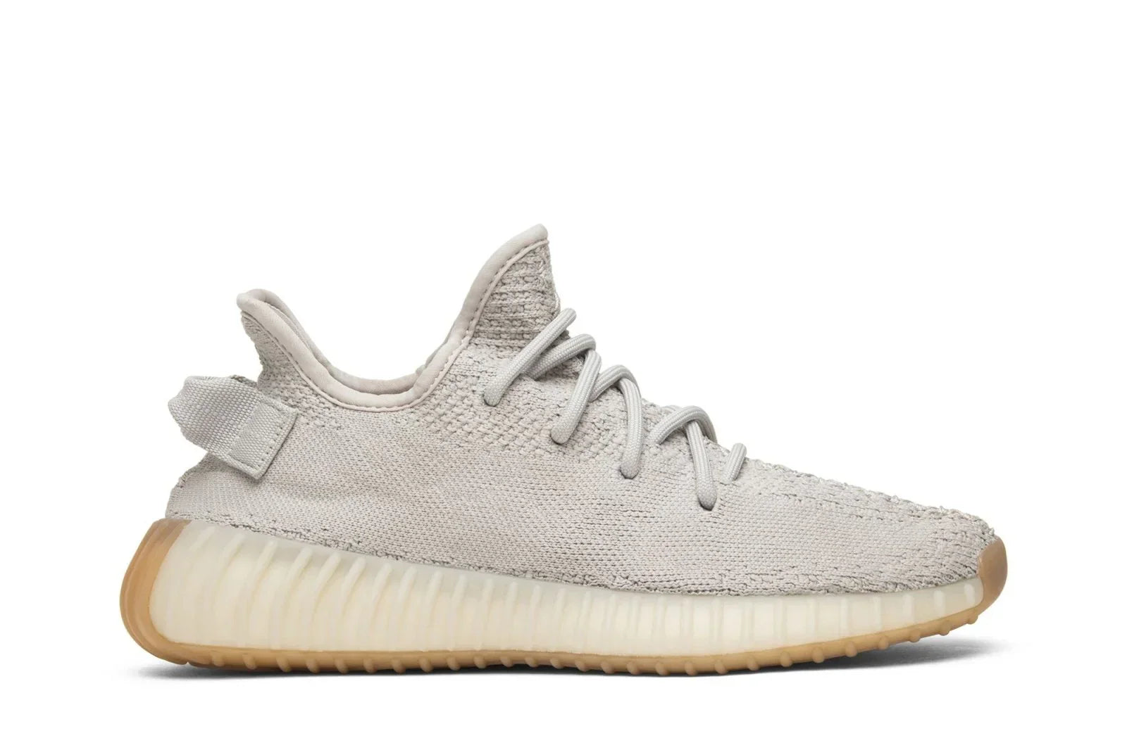 Tênis Adidas Yeezy Boost 350 V2 Sesame Cinza detalhe do solado
