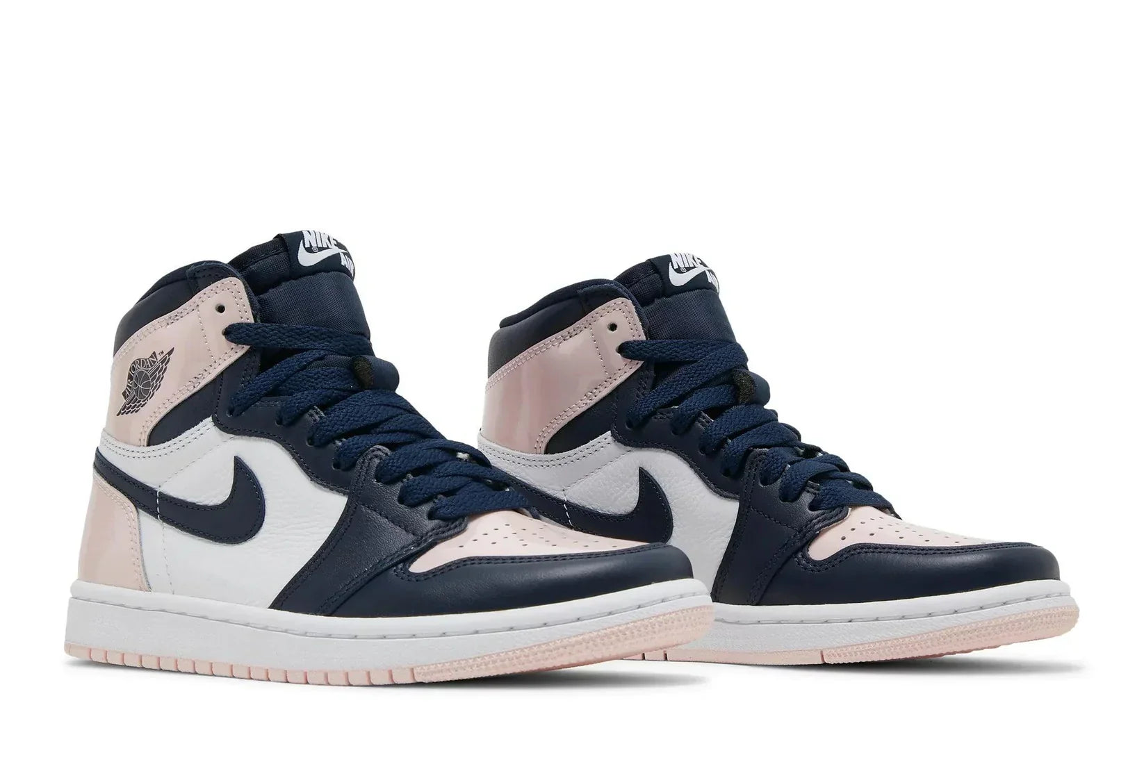 Tênis Air Jordan 1 High Atmosphere Rosa detalhe do solado