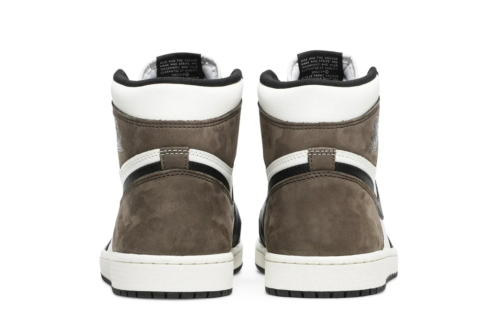 Tênis Air Jordan 1 High Dark Mocha Marrom vista traseira