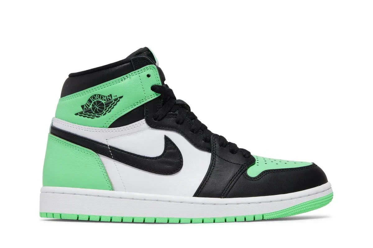 Tênis Air Jordan 1 High Og Green Glow Verde vista superior