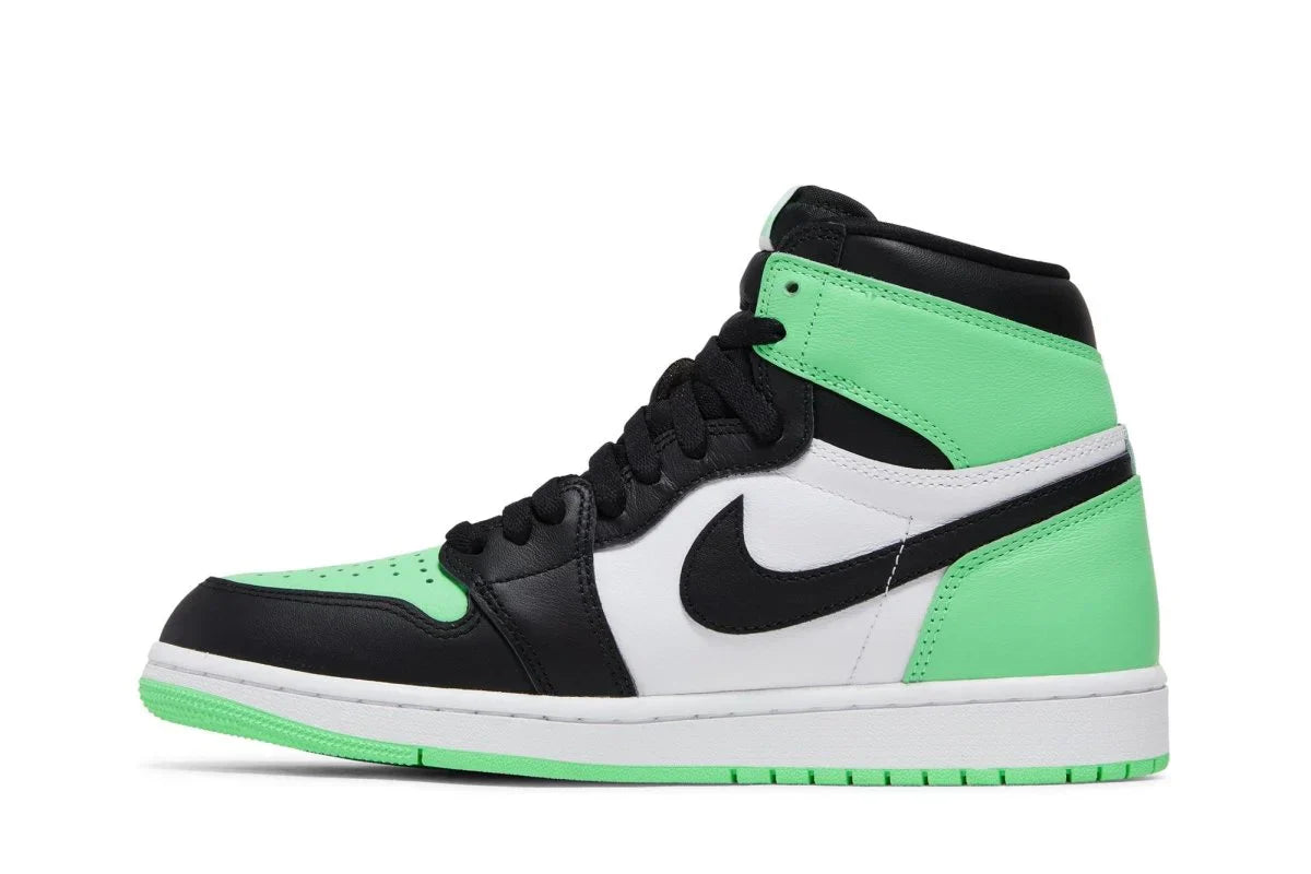Tênis Air Jordan 1 High Og Green Glow Verde vista traseira