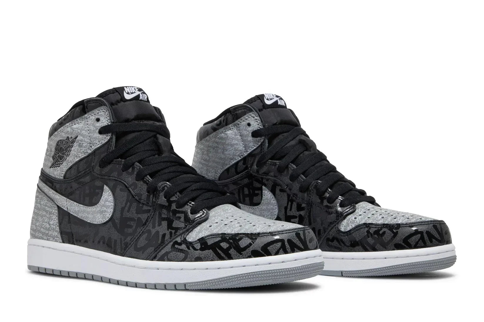 Tênis Air Jordan 1 High Og Rebellionaire Cinza detalhe do solado