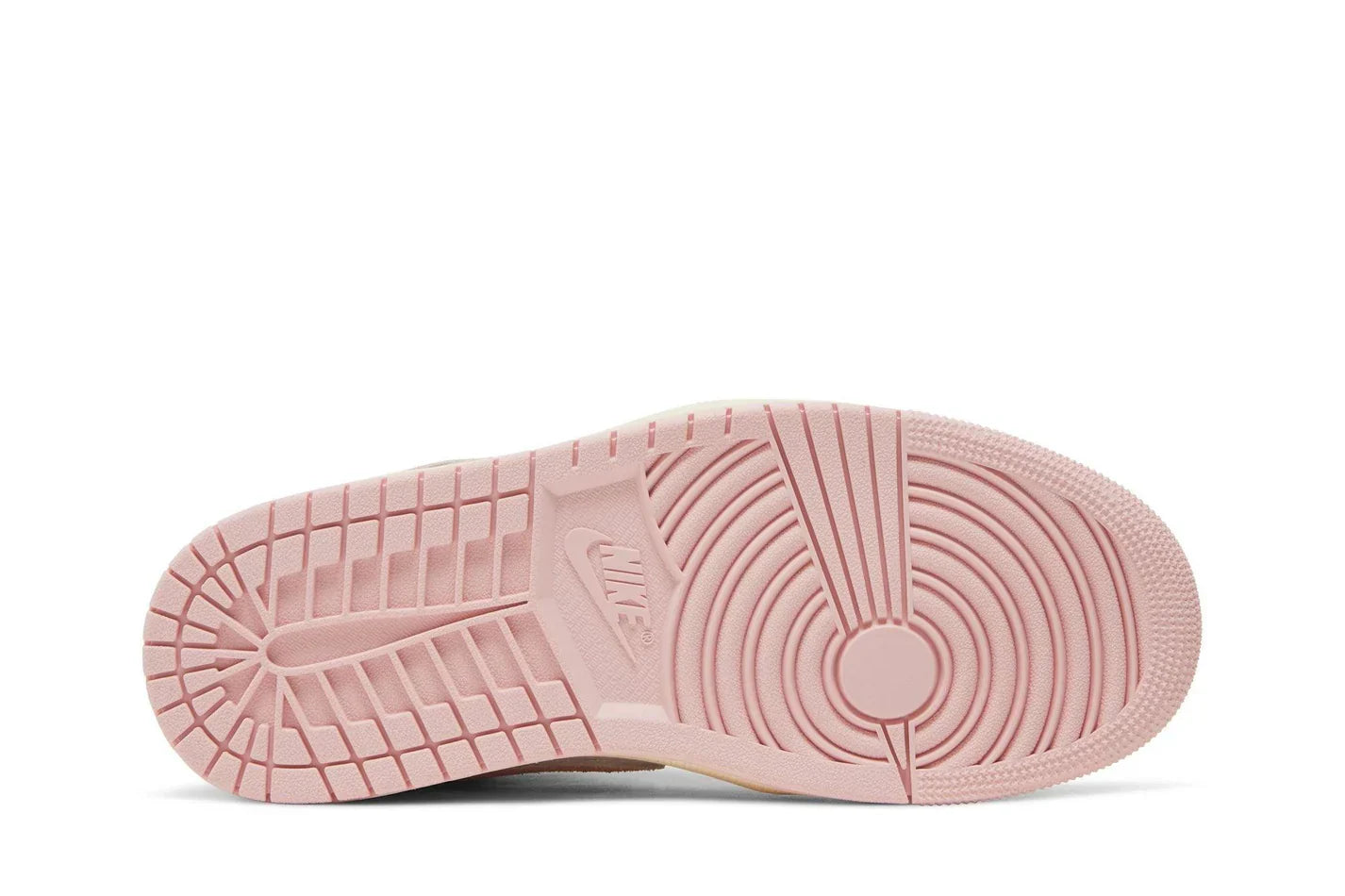 Tênis Air Jordan 1 High OG Washed Pink Rosa detalhe do material