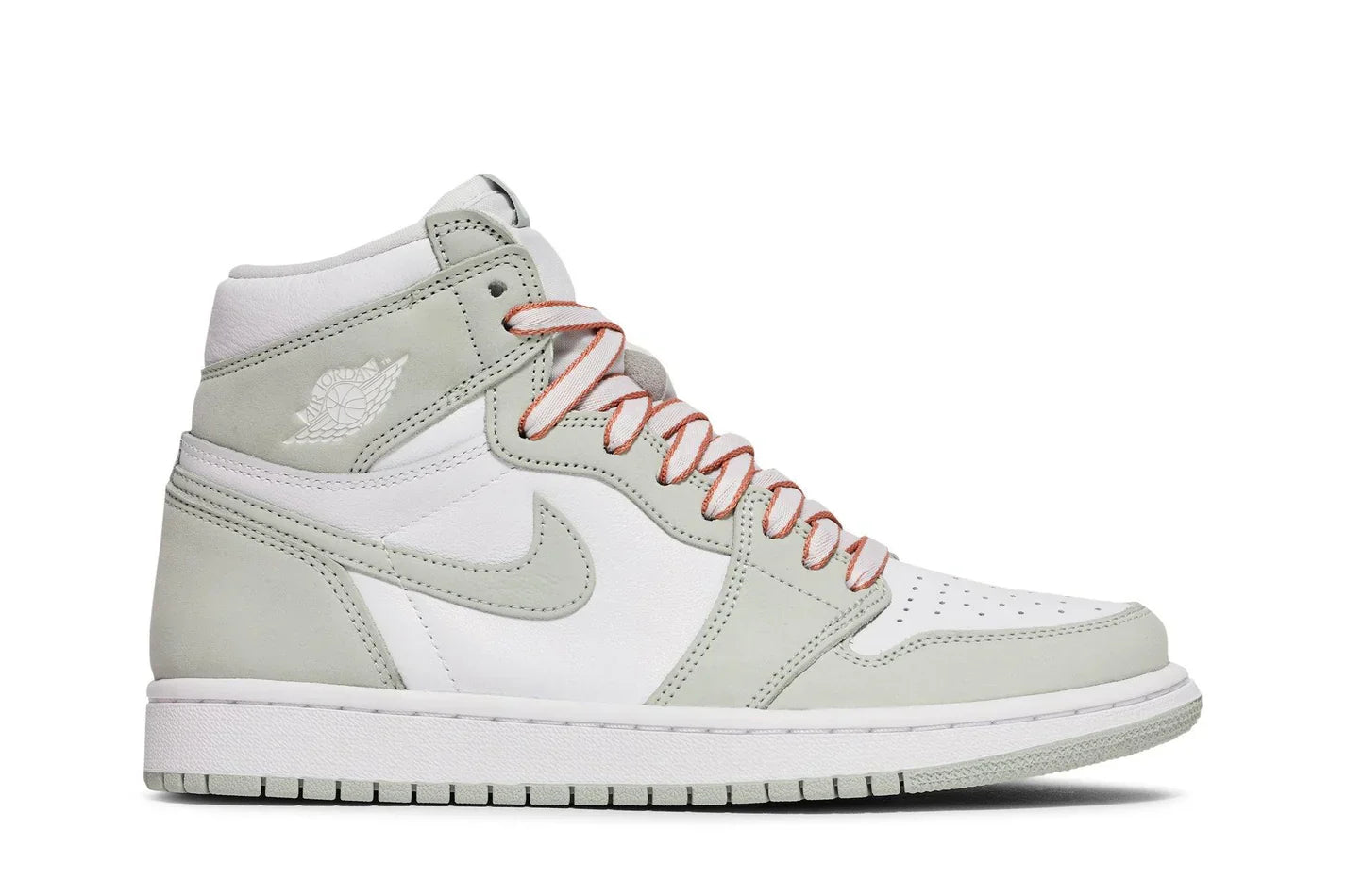 Tênis Air Jordan 1 High Seafoam Verde vista superior