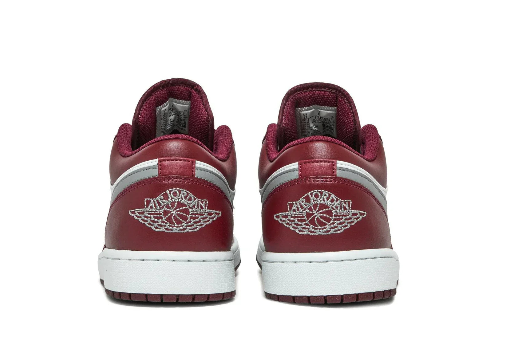 Tênis Air Jordan 1 Low Cherrywood Red Vermelho detalhe lateral