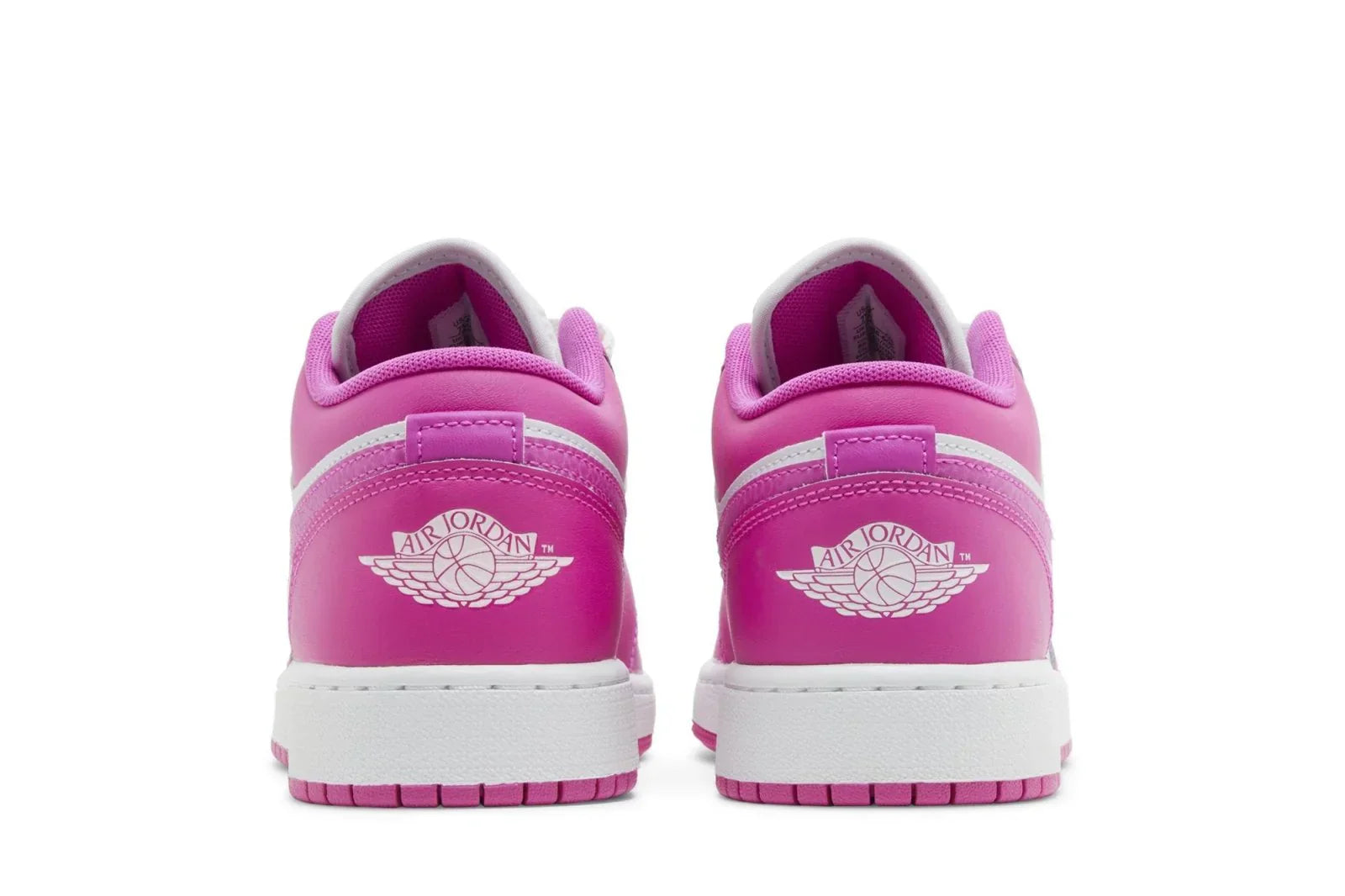 Tênis Air Jordan 1 Low Fire Pink Rosa detalhe lateral
