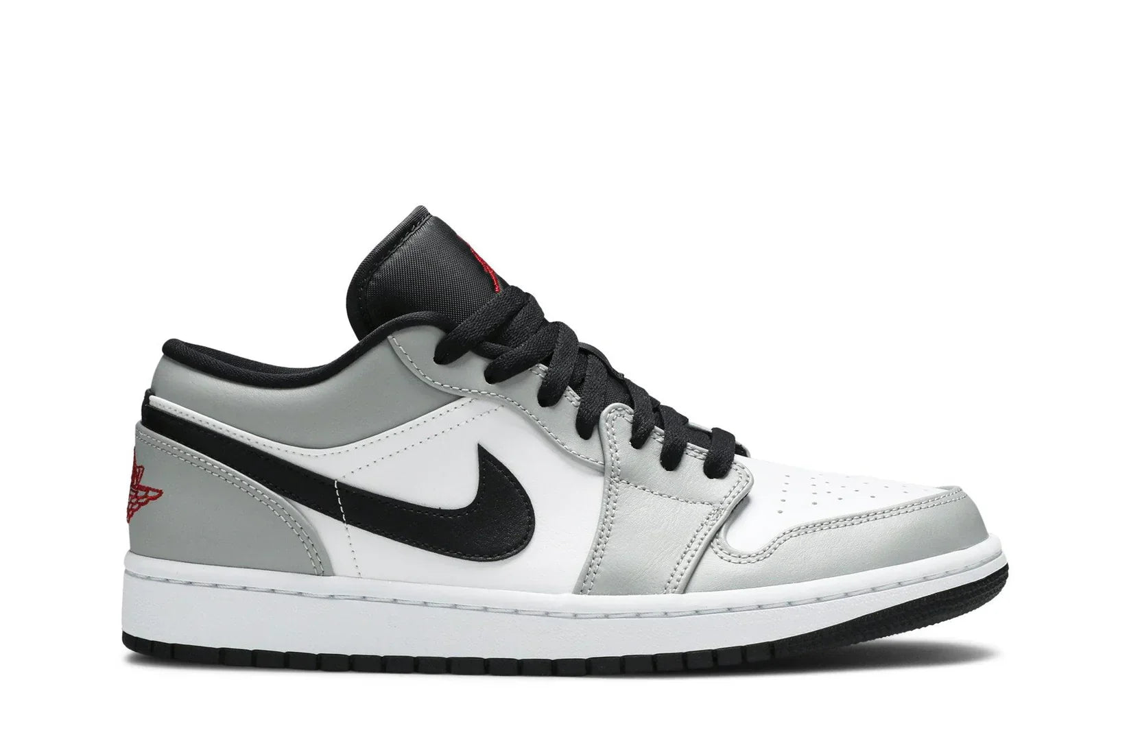Tênis Air Jordan 1 Low Light Smoke Grey Cinza vista superior